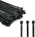 Colier colson Noir 500mmx3,8mm (Longueur=300mm; largueur=3,8mm)