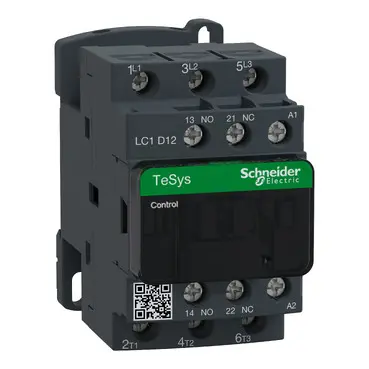 ContacteurdepuissancetripolaireLC1D1210/M7
(bobine220Vac);SCHNEIDERTeSysD