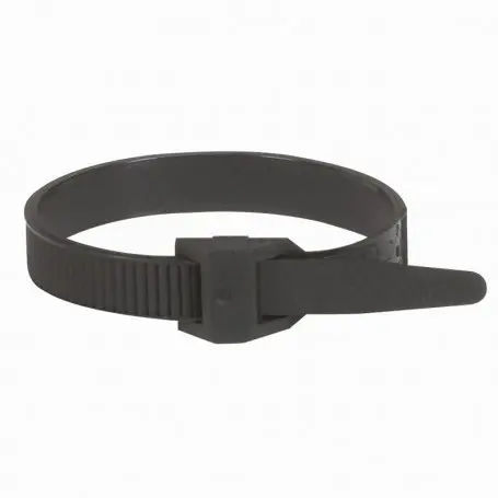 Colier colson Noir 500mm x 3,8mm (Longueur = 300mm; largueur = 3,8mm)
