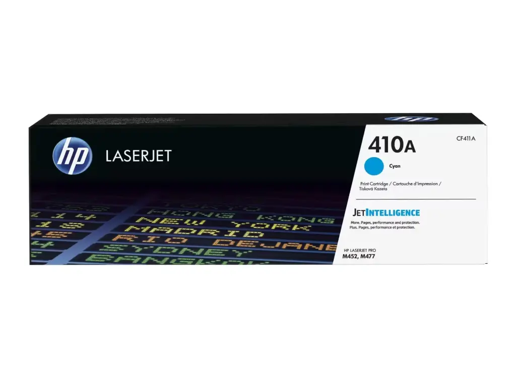 Cartouche de toner cyan authentique HP LaserJet 410A