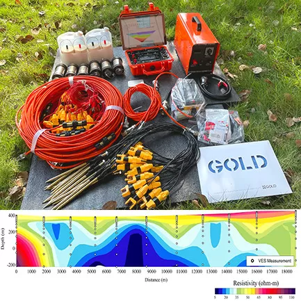  Equipement de tomographie de résistivité électrique multi-électrode