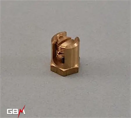 [ECROU189] Ecrou borne sans pattes; section 25mm²
