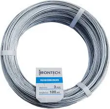 [FILD227] Fildefergalva(aciergalvanisé)section3.0mmxL.100m;(diam=3,0mm/longueur100mètres)