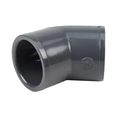 [99_44_01_0057] Coude PVC pression Ø32 à 45° (1/8")