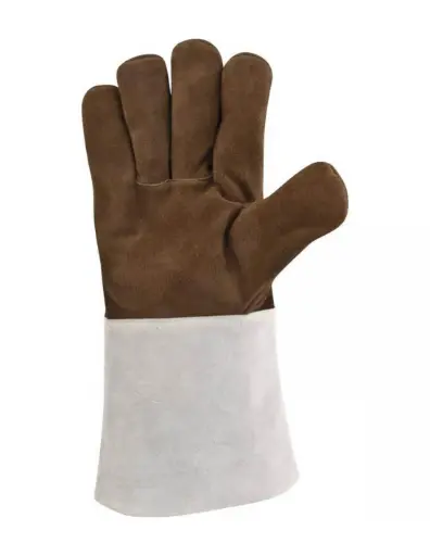 [99_44_01_0079] Gant soudeur en croute de cuir bovin anti chaleur EN388 (paire)