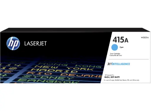 [CARTO65] Cartouche de toner cyan authentique HP LaserJet 415A