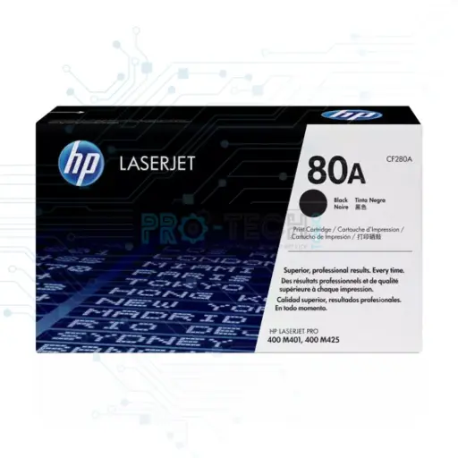 [TONER445] Toner HP 280A/80A LaserJet noir authentique